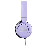 Casque d'écoute à isolation sonore Cloud Mini de HyperX - Lavande