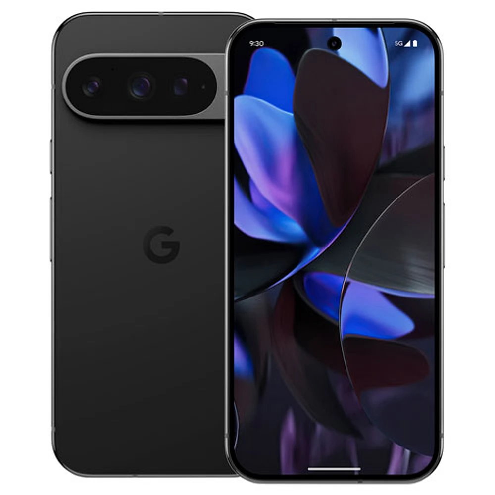 Pixel 9 Pro de 256 Go de Google avec TELUS - Noir volcanique - Financement mensuel