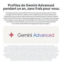 Pixel 9 Pro de 256 Go de Google avec TELUS - Noir volcanique - Financement mensuel