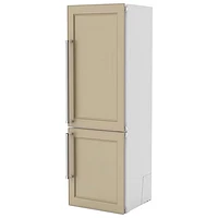 KitchenAid 22" 8.8 Cu. Ft. Built-In Bottom Freezer Refrigerator (KBBX102MPA) - Custom Panel