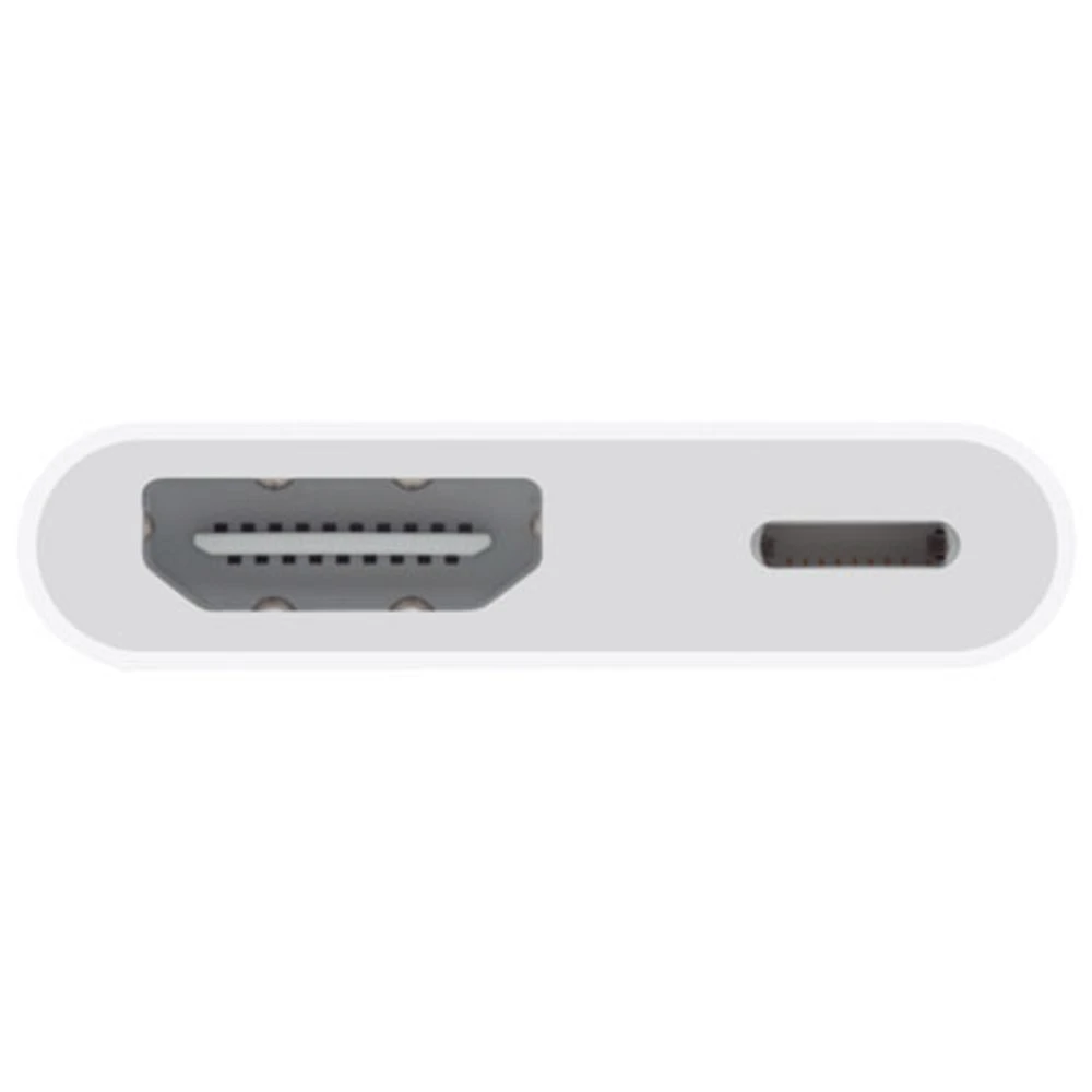 Adaptateur audio-vidéo numérique Lightning vers HDMI/Lightning d'Apple (MW2P3AM/A)