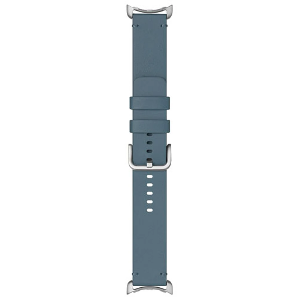 Google Pixel Watch 3 (45mm) Crafted Leather Band - Large - Moondust