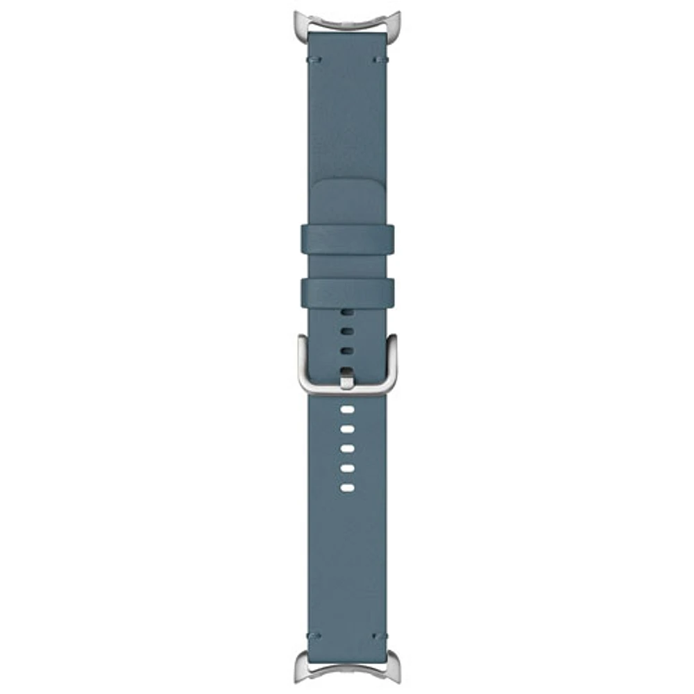 Google Pixel Watch 3 (45mm) Crafted Leather Band - Small - Moondust