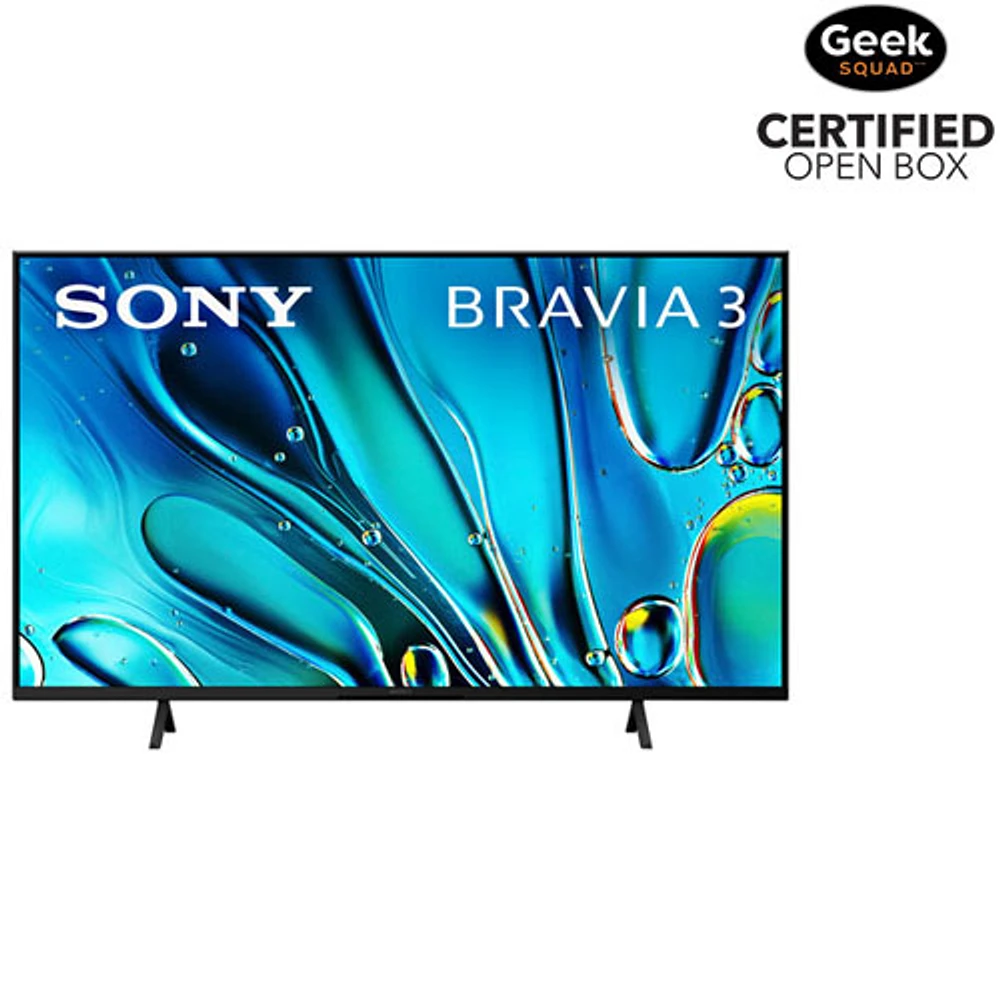 Open Box - Sony Bravia 3 50" S30B Series 4K UHD HDR LED Smart Google TV (K50S30B) - 2024