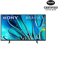 Open Box - Sony Bravia 3 50" S30B Series 4K UHD HDR LED Smart Google TV (K50S30B) - 2024
