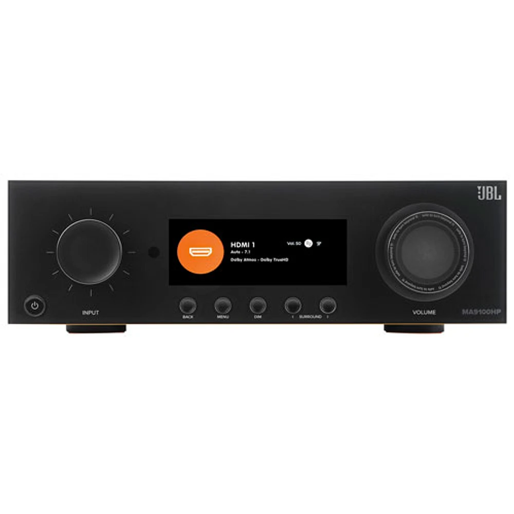 Récepteur AV réseau UHD 8K 9.2 canaux MA Series JBLMA9100HPBLKAM de JBL - Noir