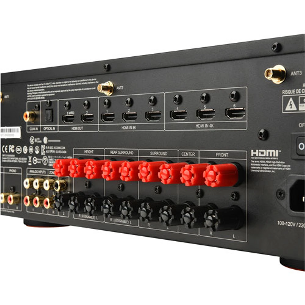 Récepteur AV réseau UHD 8K 9.2 canaux MA Series JBLMA9100HPBLKAM de JBL - Noir