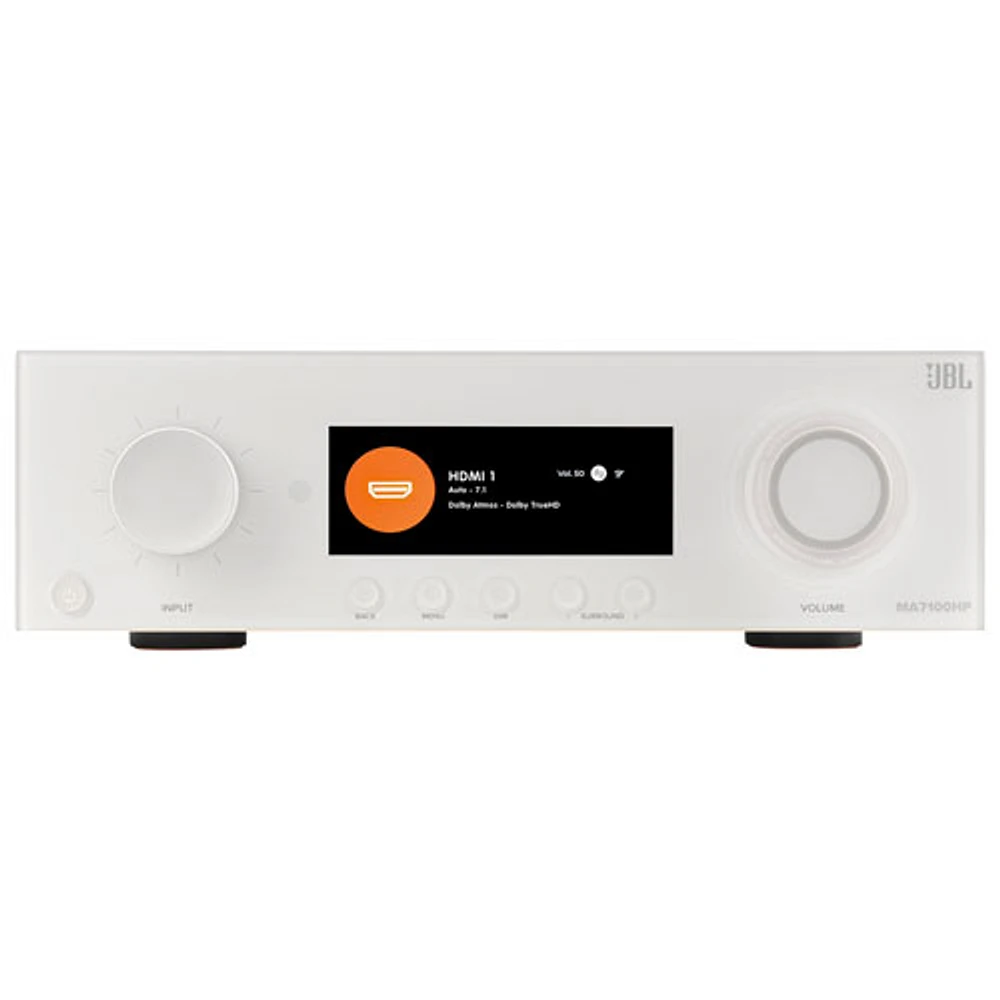 Récepteur AV réseau UHD 8K 7.2 canaux MA Series JBLMA7100HPWHTAM de JBL - Blanc
