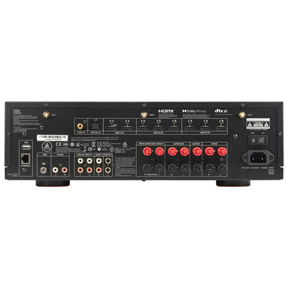 Récepteur AV réseau UHD 8K 7.2 canaux MA Series JBLMA7100HPWHTAM de JBL - Blanc