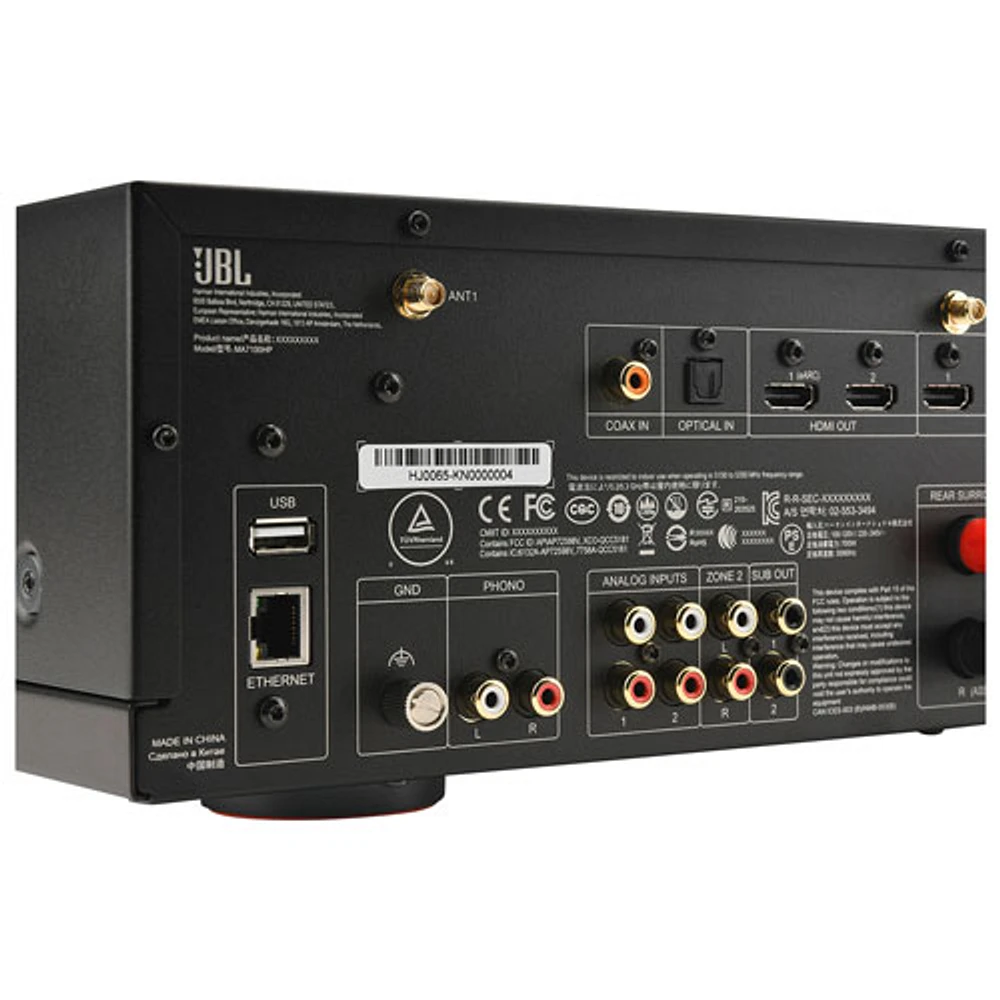 Récepteur AV réseau UHD 8K 7.2 canaux MA Series JBLMA7100HPWHTAM de JBL - Blanc