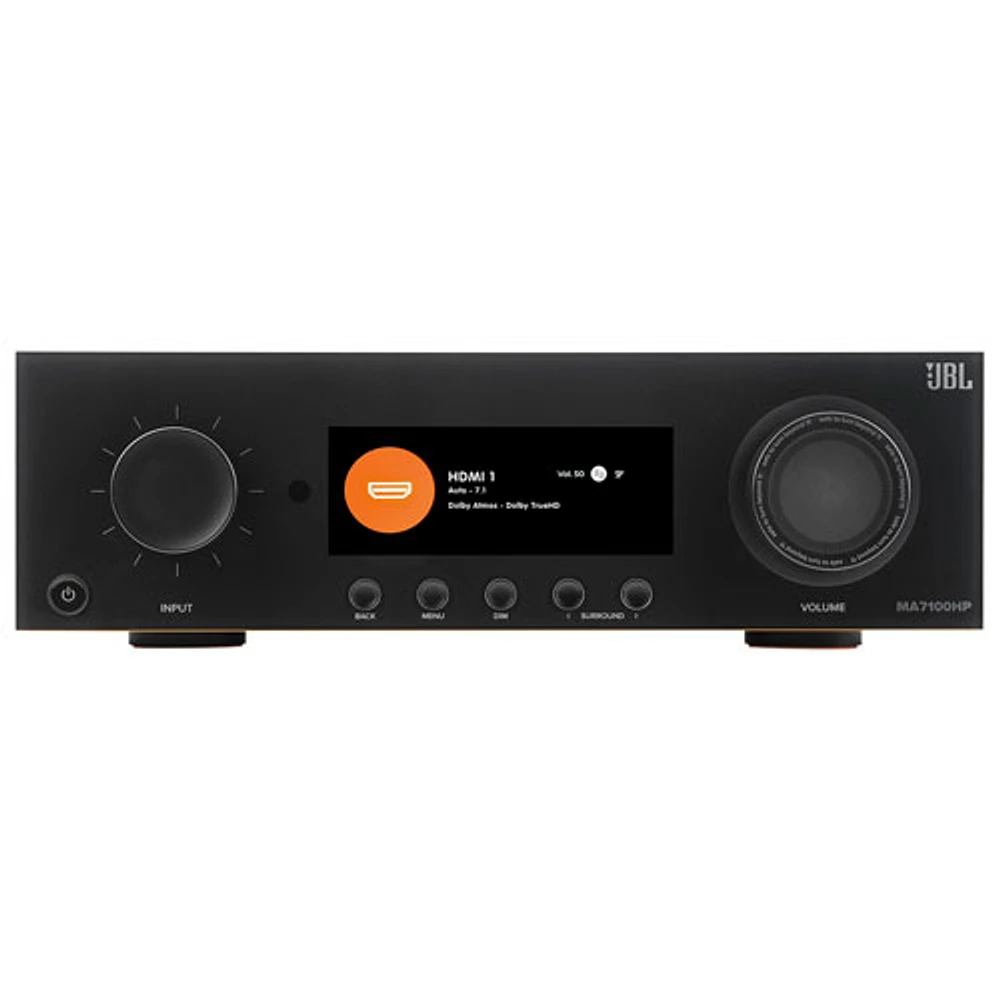 Récepteur AV réseau UHD 8K 7.2 canaux MA Series JBLMA7100HPBLKAM de JBL - Noir