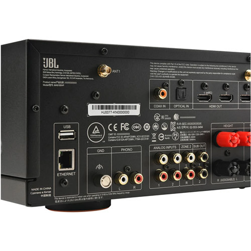Récepteur AV réseau UHD 8K 9.2 canaux MA Series JBLMA9100HPWHTAM de JBL - Blanc