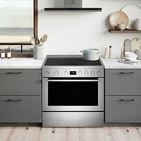 Electrolux 36" 4.4 Cu. Ft. True Convection 5-Element Freestanding Induction Range (ECFI3668AS) - Stainless Steel