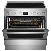 Electrolux 36" 4.4 Cu. Ft. True Convection 5-Element Freestanding Induction Range (ECFI3668AS) - Stainless Steel