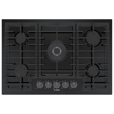 Bosch 30" 5-Burner Gas Cooktop (NGM8049UC) - Black