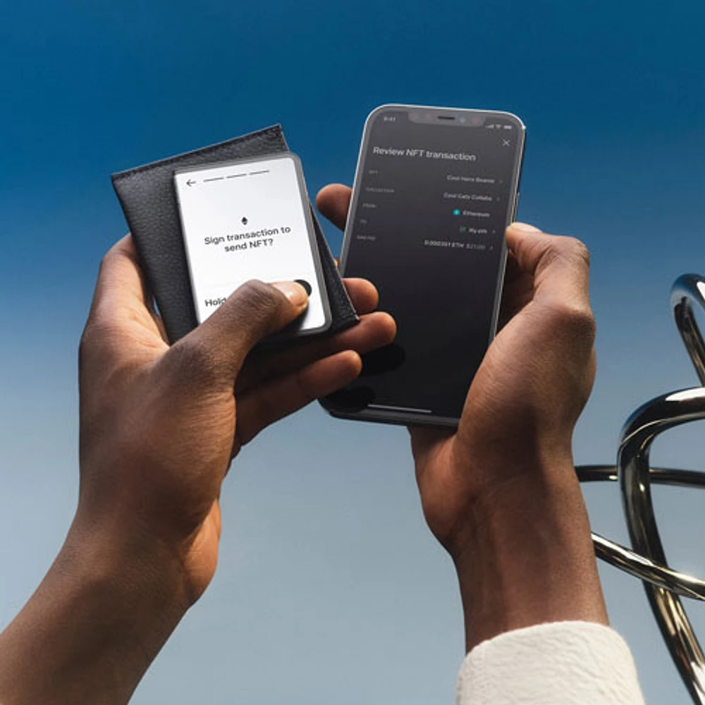 Portefeuille de cryptomonnaie Stax avec USB-C/Bluetooth de Ledger - Graphite