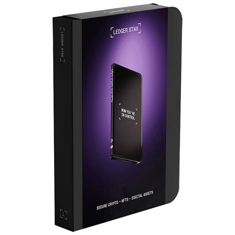Portefeuille de cryptomonnaie Stax avec USB-C/Bluetooth de Ledger - Graphite