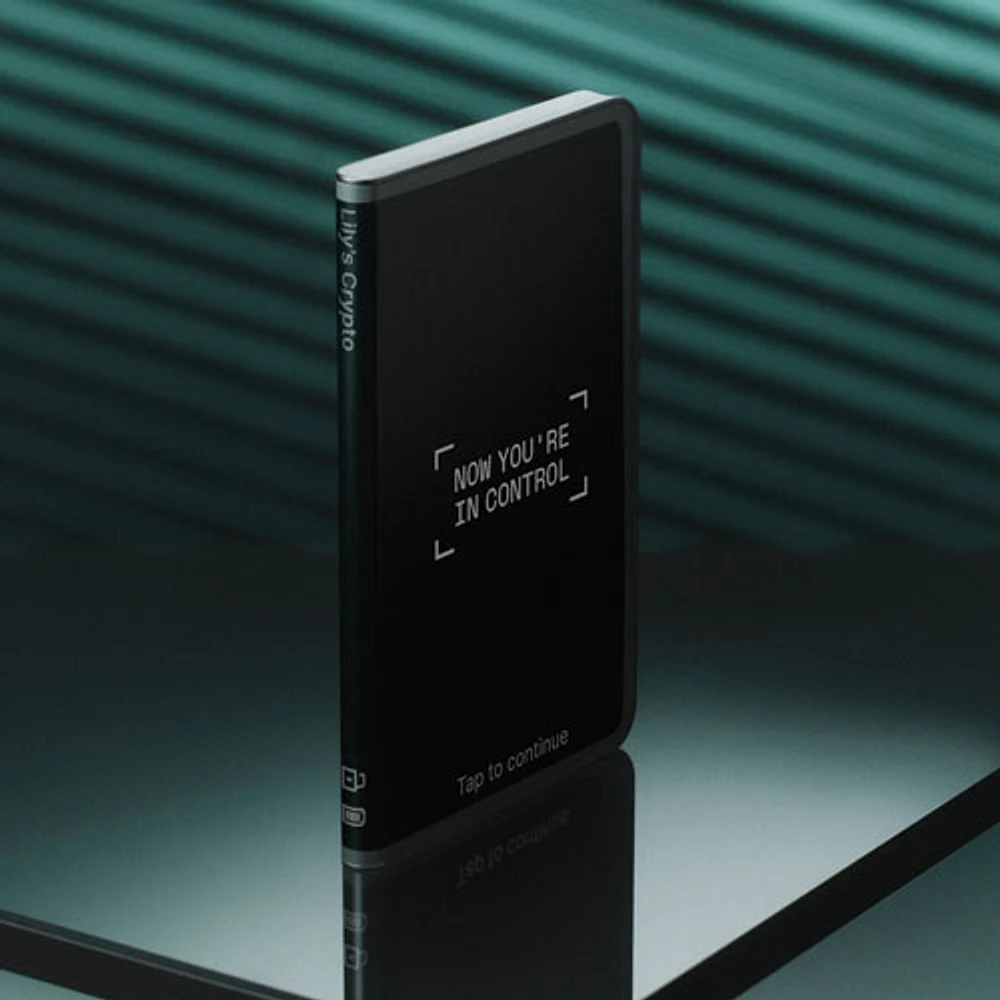 Portefeuille de cryptomonnaie Stax avec USB-C/Bluetooth de Ledger - Graphite