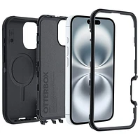 OtterBox Defender Pro Fitted Hard Shell Case with MagSafe for iPhone 16 - Black