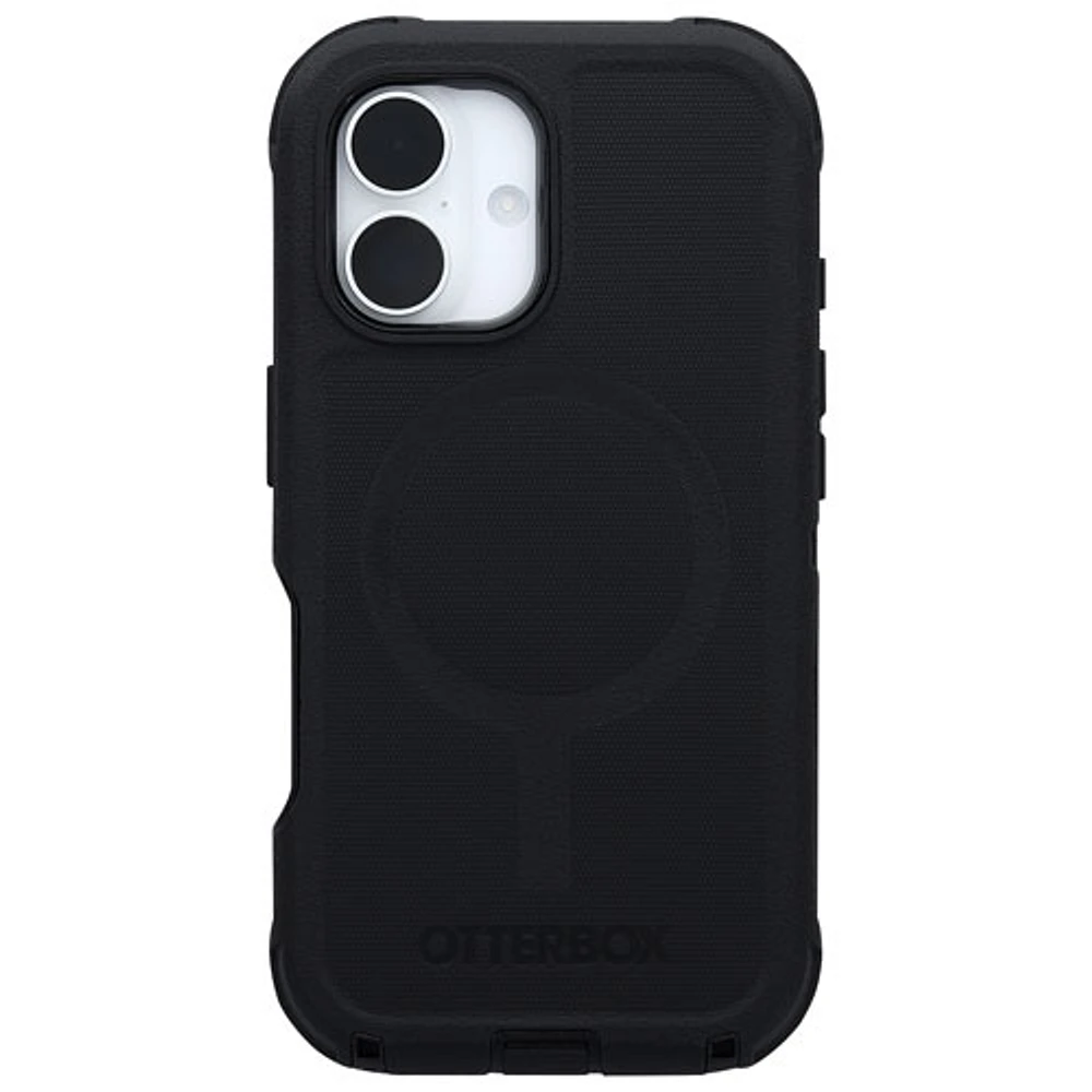 OtterBox Defender Pro Fitted Hard Shell Case with MagSafe for iPhone 16 - Black