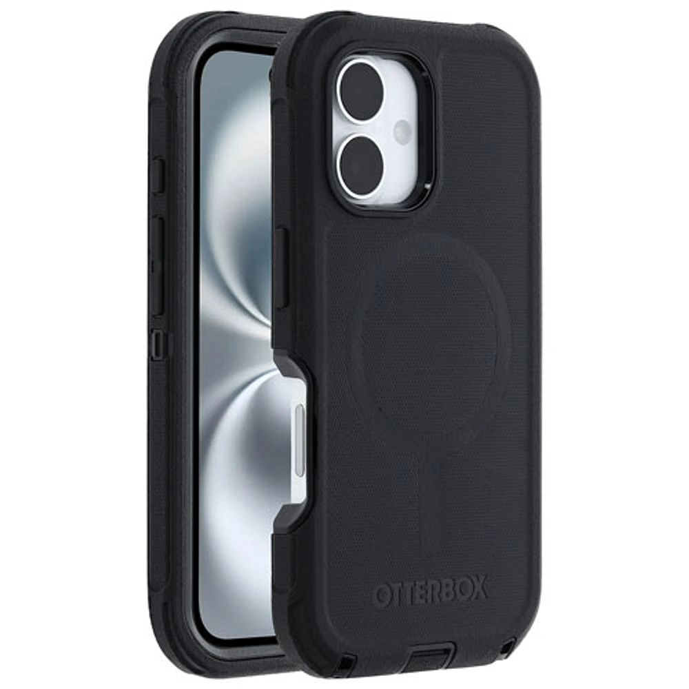 OtterBox Defender Pro Fitted Hard Shell Case with MagSafe for iPhone 16 - Black