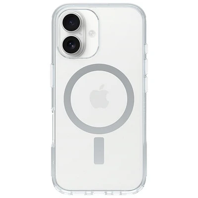 OtterBox Symmetry Fitted Hard Shell Case with MagSafe for iPhone 16 - Clear