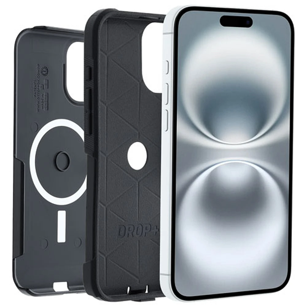 OtterBox Commuter Fitted Hard Shell Case with MagSafe for iPhone 16 Plus - Black
