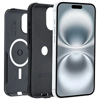 OtterBox Commuter Fitted Hard Shell Case with MagSafe for iPhone 16 Plus - Black