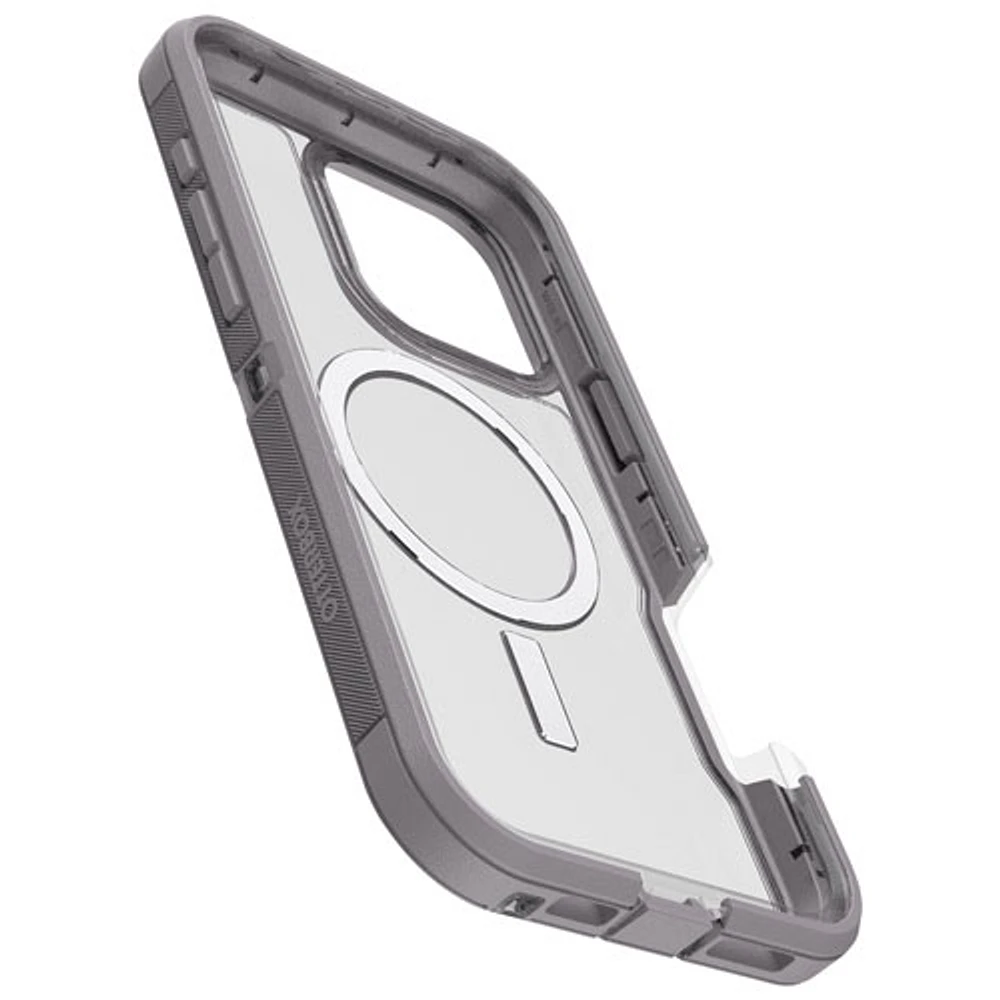 Étui rigide ajusté Defender XT d'OtterBox avec MagSafe pour iPhone 16 Pro Max - Transparent enneigé