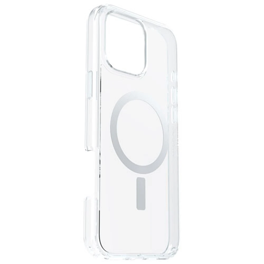 OtterBox Symmetry Fitted Hard Shell Case with MagSafe for iPhone 16 Pro Max - Clear