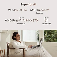 ASUS Zenbook S 16 16" OLED Touchscreen Laptop - Zumaia Gray (AMD Ryzen AI 9 HX 370/1TB SSD/32GB RAM/AMD Radeon 890M/Window 11)