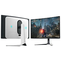 Moniteur de jeu incurvé QD DELO UHD 4K 240 Hz 0,03 ms de 32 po d'Alienware (AW3225QF) - Lumière lunaire