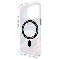 Case-Mate Soap Bubble Fitted Hard Shell Case with MagSafe for iPhone 16 Pro - Iridescent