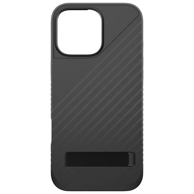 Étui rigide ajusté Denali Snap de ZAGG avec béquille pour iPhone 16 Pro Max - Noir