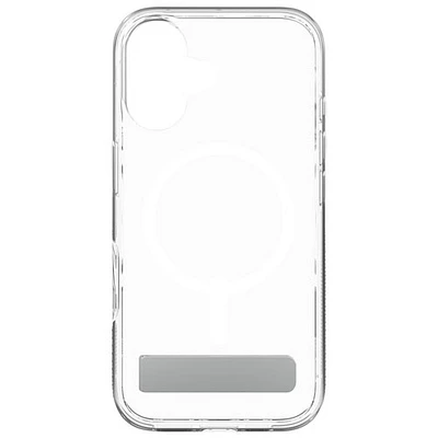 Étui rigide ajusté Crystal Palace Snap de ZAGG avec MagSafe pour iPhone 16 - Transparent