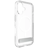 ZAGG Crystal Palace Snap Fitted Hard Shell Case with MagSafe for iPhone 16 - Clear
