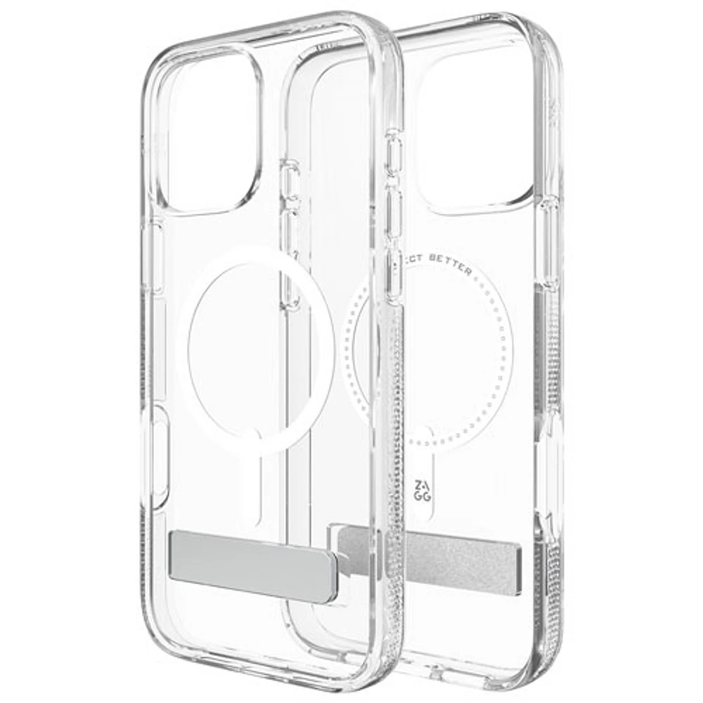 ZAGG Crystal Palace Snap Fitted Hard Shell Case with MagSafe for iPhone 16 Pro Max - Clear