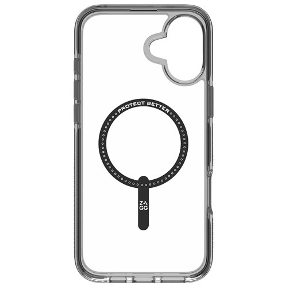 ZAGG Santa Cruz Snap Fitted Hard Shell Case with MagSafe for iPhone 16 Plus - Black