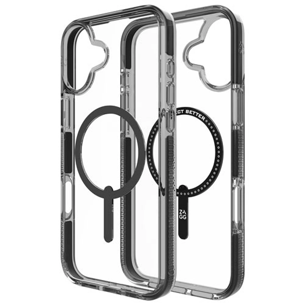 ZAGG Santa Cruz Snap Fitted Hard Shell Case with MagSafe for iPhone 16 Plus - Black