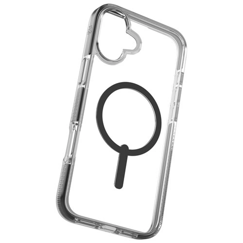 ZAGG Santa Cruz Snap Fitted Hard Shell Case with MagSafe for iPhone 16 Plus - Black