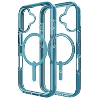 ZAGG Santa Cruz Snap Fitted Hard Shell Case with MagSafe for iPhone 16 - River Blue
