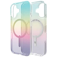 ZAGG Milan Snap Fitted Hard Shell Case with MagSafe for iPhone 16 - Iridescent