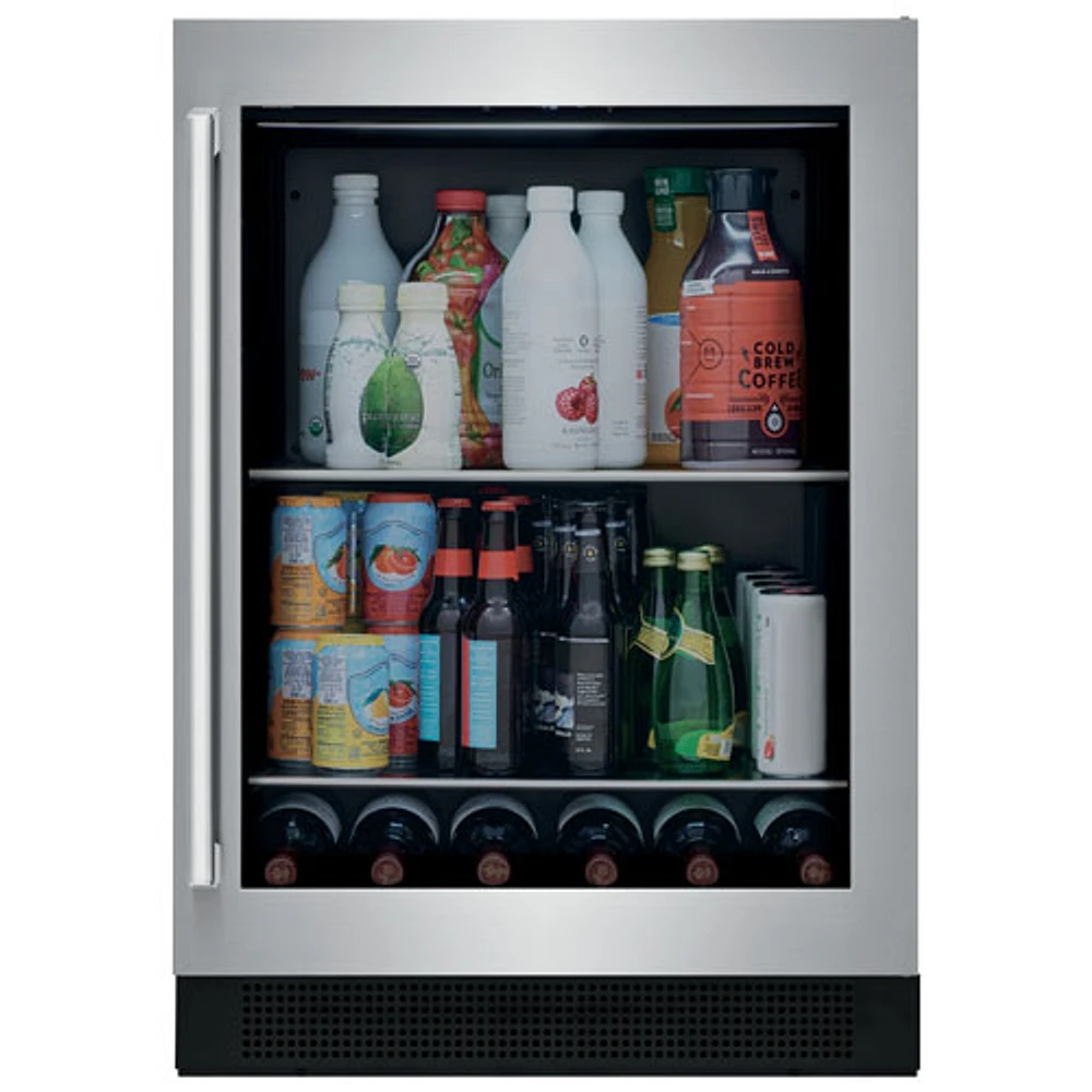 Réfrigérateur à boissons de dessous de comptoir 5,1 pi³ d'Electrolux (EI24BC15VS) - Acier inoxydable