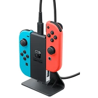 Support de chargement double usage pour Joy-Con de Nintendo Switch - Noir