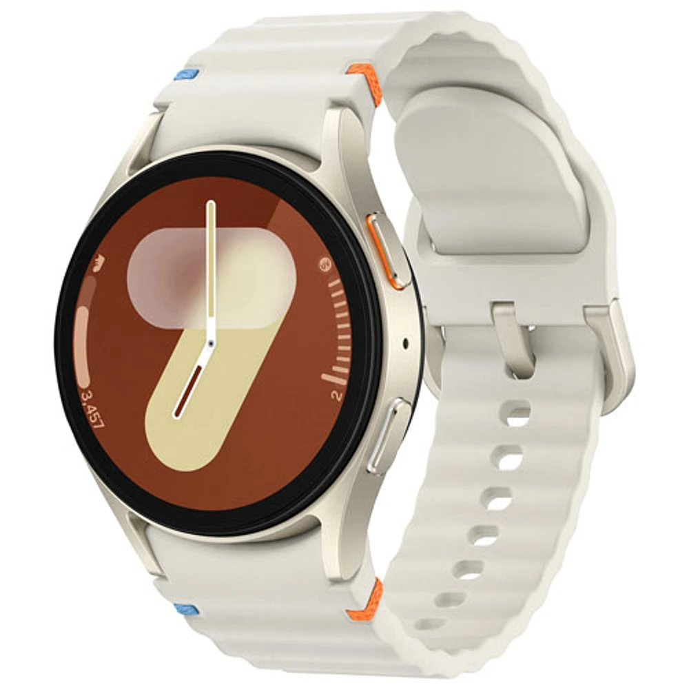 Montre intelligente LTE de 40 mm Samsung Galaxy Watch7 avec TELUS - Crème