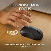 Logitech M240 Silent 4000 DPI Bluetooth Optical Mouse - Graphite