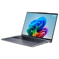 Portable 14,5 po Swift Go 14 d'Acer - Gris acier (Snapdragon X Plus Qualcomm/carte graphique Qualcomm Adreno/RAM 16 Go/SSD 512 Go/Win 11)