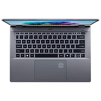 Portable 14,5 po Swift Go 14 d'Acer - Gris acier (Snapdragon X Plus Qualcomm/carte graphique Qualcomm Adreno/RAM 16 Go/SSD 512 Go/Win 11)