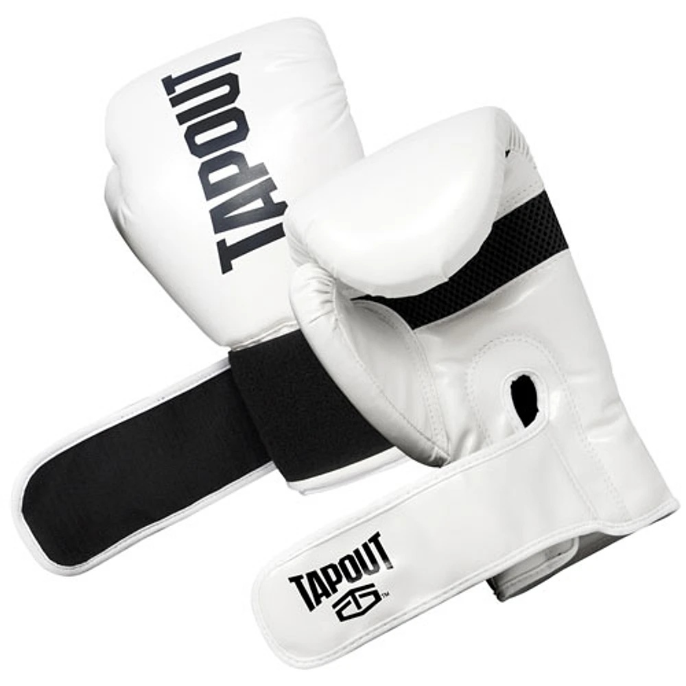 Gants de boxe de 14 oz de Tapout - Blanc