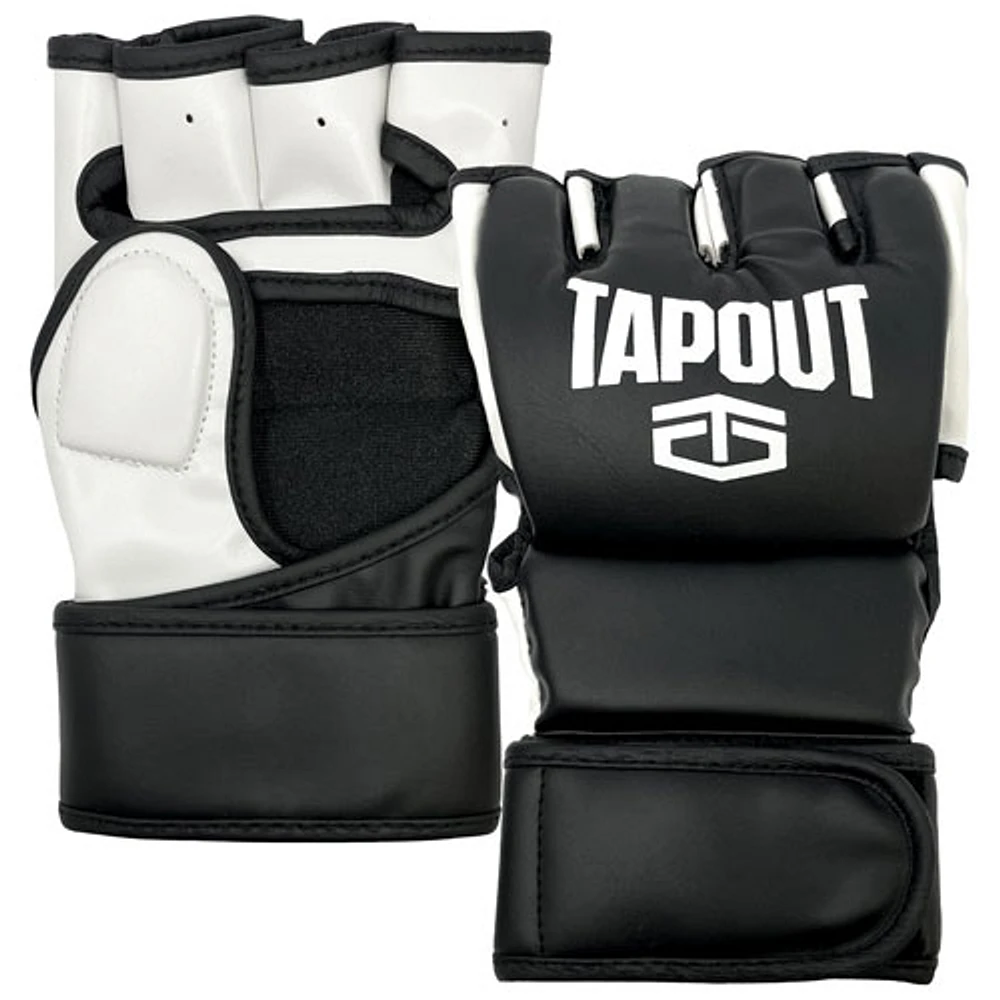 Gants d'arts martiaux mixtes 10 oz de Tapout - Noir